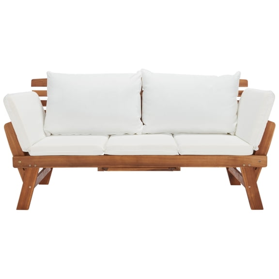 SAFAVIEH Emely Outdoor Patio Daybed, Natural/Beige