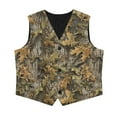 thumbnail image 4 of Garronmavis Camo Forests Boys Vest Size 7-8 Warm Formal Dress Waistcoat Casual Coat Vest with Pockets Versatile Sleevless Fall Winter Warm Outerwear with Pockets for Daily Life, 4 of 7