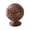 Bronze, variant on Vintage Metal Globe Ashtray with Embossed Castle Design – Decorative Smoking Accessory for Home Bar & Office (3 Colors, 4.7" Tall)