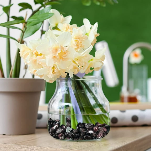 Decorative stones Natural Crystal Small Grain Polished Gravel Decorative River Stone Ornamental Plants Aquarium Gravel For Potted Plants Succulents Bonsai