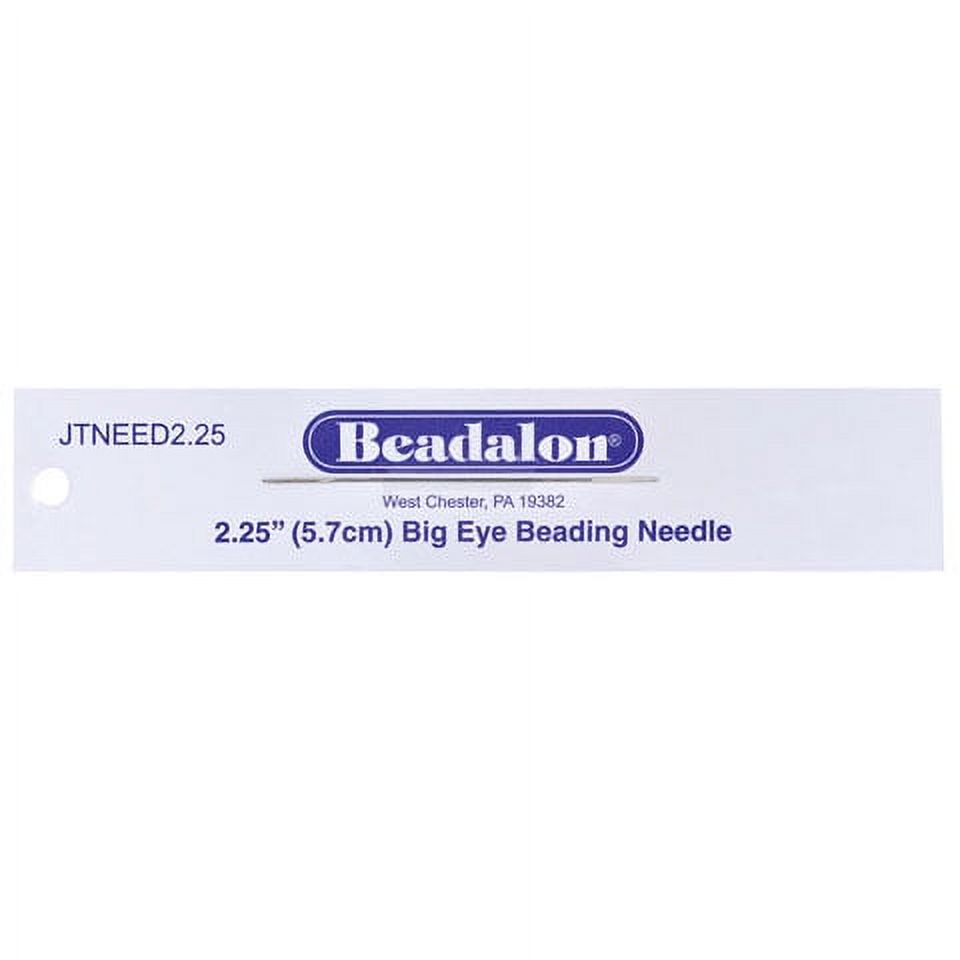 Beadalon Big Eye Beading Needles 2-1/4"