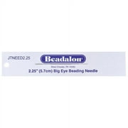 Beadalon Big Eye Beading Needles 2-1/4"