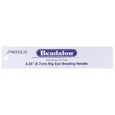 Beadalon Big Eye Beading Needles 2-1/4"