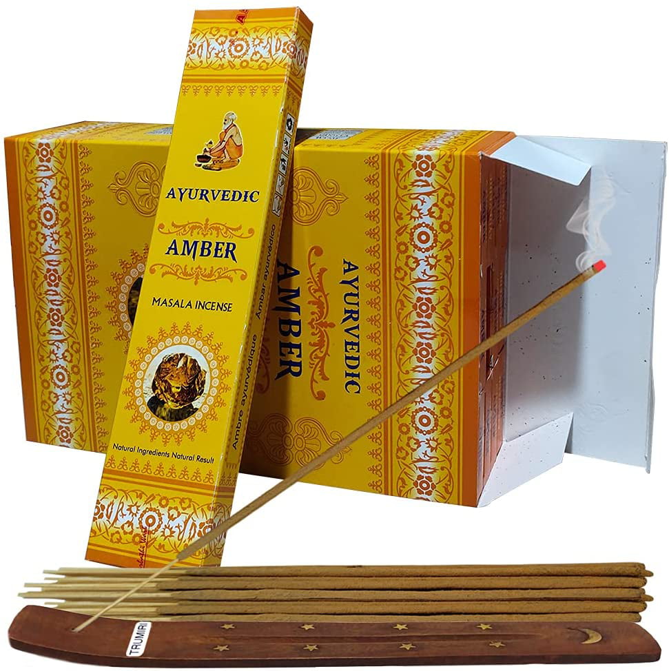 2 X 15 Gram Natural Chandan & Natural Patchouli Satyas Natural Series Sampler Incense 