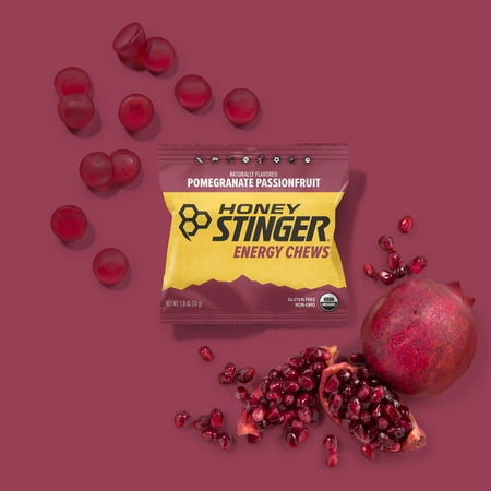 Honey Stinger Organic Energy Chew, Pomegranate Passion, 1.8 oz