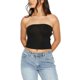 thumbnail image 2 of Gibobby Sujetador de color sólido informal de verano para mujer, parte inferior de punto envolvente, ropa de abrigo ajustada, camiseta sin mangas(Negro,G), 2 of 3