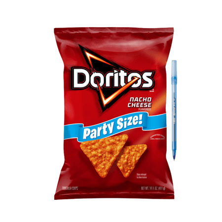 Tortilla Chips Nacho Cheese Flavored 14 1/2 Oz