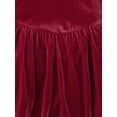 thumbnail image 3 of The Children's Place Girls Scoop Neck Long Sleeve Velour Bubble Dress, Sizes XS-XXL, 3 of 3