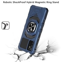 Xpression Case for Phone Case for Samsung Galaxy A53 5G with Magnetic Ring Stand Kickstand Hybrid Dual Layer Rugged Shockproof Protective Cover [ Blue ]