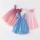 thumbnail image 2 of Vestido de piano para niña, accesorios para el cabello con lazo, vestido de cumpleaños, falda tutú de malla de princesa, vestido con tirantes para niños, 2 of 3