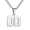 00, variant on Number Necklace for Men Silver/Gold Athletes Number Chain Stainless Steel Charm Pendant Personalized Sports accessories for Men Basketball Baseball Football