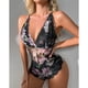 thumbnail image 1 of Conjunto de lencería Body Ropa interior Deep V Cross Porno Ropa de dormir Tmvgtek para mujer Negro T XL, 1 of 5