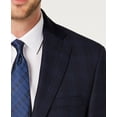 thumbnail image 4 of Dkny Men’s Modern-Fit Stretch Navy Windowpane Suit Separate Jacket, 4 of 4