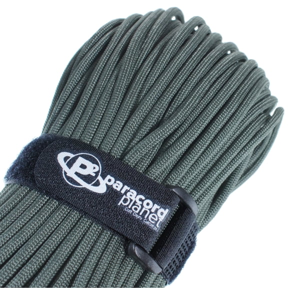 Paracord Planet 100FT Mil-Spec 550 Paracord – Wrapped with Strap – Multiple Colors – Survival Parachute Cord