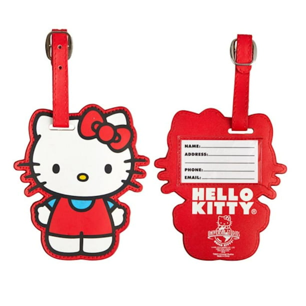 universal studios hello kitty full kitty luggage tag new with tag walmart com