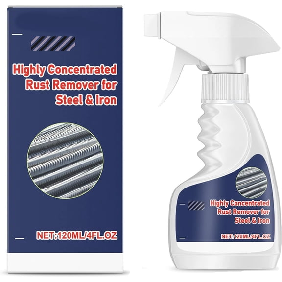Rust Remover Heavy Duty for Metal, Powerful Rust Removal Spray, Rust Stain Remover for Tools, Stainless Steel, Automotive Parts, Fast Acting Rust