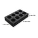 thumbnail image 5 of Bandeja para llevar bebidas (5 unidades), 8 orificios, portátil, para café, té y refrescos, color negro Caja de almacenamiento para carrito de compras (5 unidades), 5 of 7