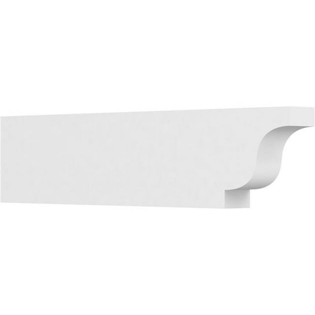 Ekena Millwork RFTP04X10X42NEW 10 x 4 x 42 Po Standard Newport Architecture Grade Queue de Chevron en PVC