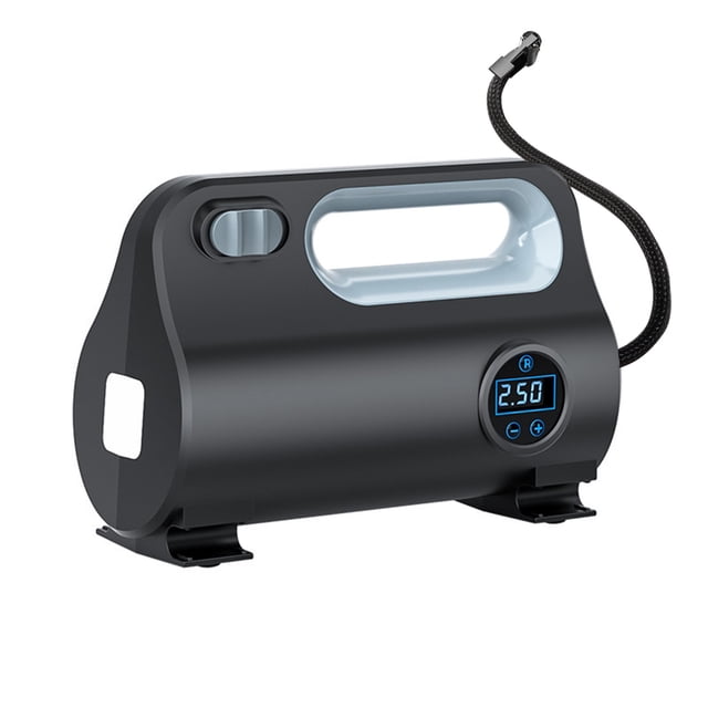 Lksixu Car Accessories Portable Compressor Tire Inflator 120 Psi Pump for Car Tires, 12V Tire Pump with Digital Pressure Gauge, LED for Car,Bicycle Universal Car Interior Accessory