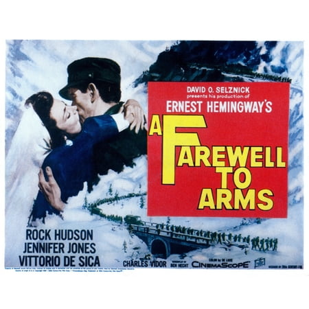 A Farewell To Arms Jennifer Jones Rock Hudson 1957 Tm And Copyright  20Th Century Fox Film Corp All Rights Reserved Courtesy Everett Collection Movie Poster