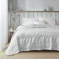 thumbnail image 2 of Oversized Down Alternative Blanket with Satin Trim, Bedding Quilt Lightweight Comforter Soft Thin Quilted Blanket for All Seasons (Twin, Grey), 2 of 6