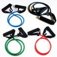 thumbnail image 4 of EQCOTWEA 1pc Exercise Latex Resistance Band Fitness Stretching Training 3.9ft, 4 of 7