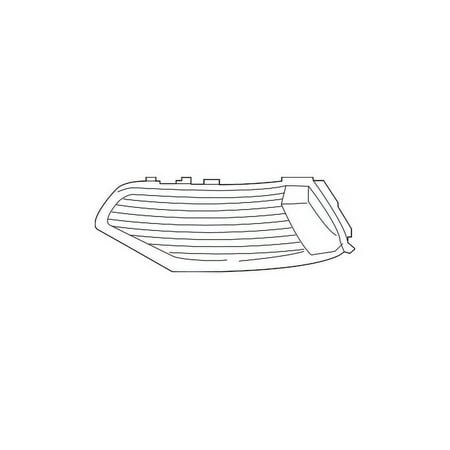 Genuine OE Audi Outer Grille - 4K0-807-647-A-9B9