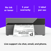 Rollo USB Shipping Label Printer - Commercial Grade Thermal Label Printer for Shipping Packages - High Speed Direct Thermal 4x6 Label Printer & Custom Sticker Label Maker - Supports Windows & Mac