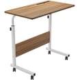 thumbnail image 6 of SOGES Adjustable Movable Laptop Built-in slot Computer Desk for Bed Sofa,Writing Table, Side Table,Oak, 6 of 7