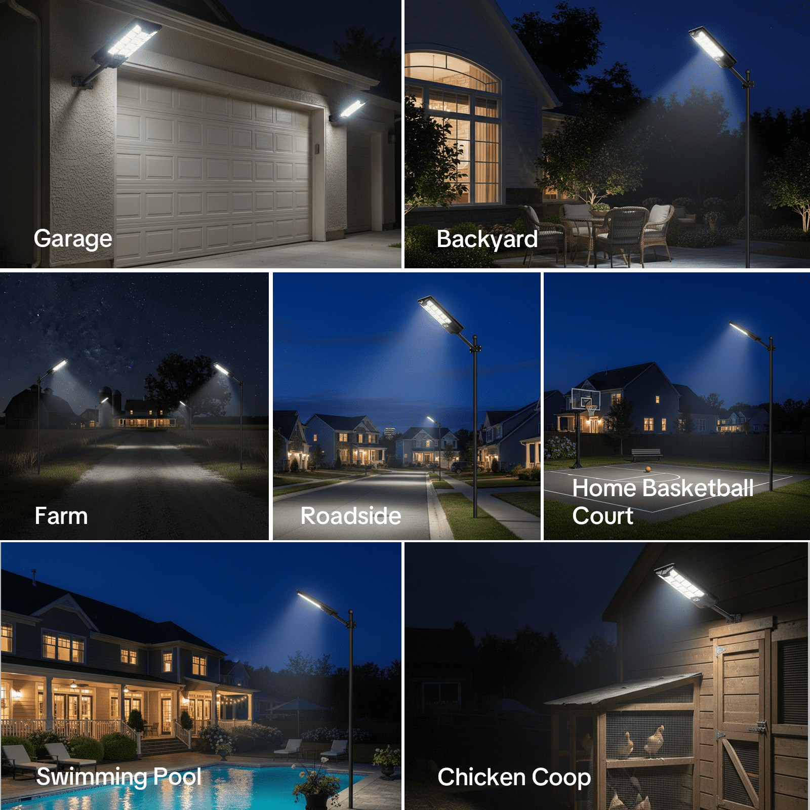 Feltar Solar Street Light – Outdoor Waterproof Motion Sensor, High Lumen, for Parking, Yard, Path, Driveway, Farm