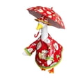 thumbnail image 2 of Porch Goose Outfit 5Pcs Christmas Goose Raincoat with Hat & Umbrella Santa Printed Statue Goose Dress‑Up Clothing for 23 Inch Yard Goose Outdoor Porch Courtyard Garden Holiday Decoration Red, 2 of 8