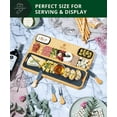 thumbnail image 5 of Large Charcuterie Boards: Cheese Board Set, Serving Tray & Platter - Unique Cheese Board and Knife Set, Housewarming Gift New Home, 5 of 9
