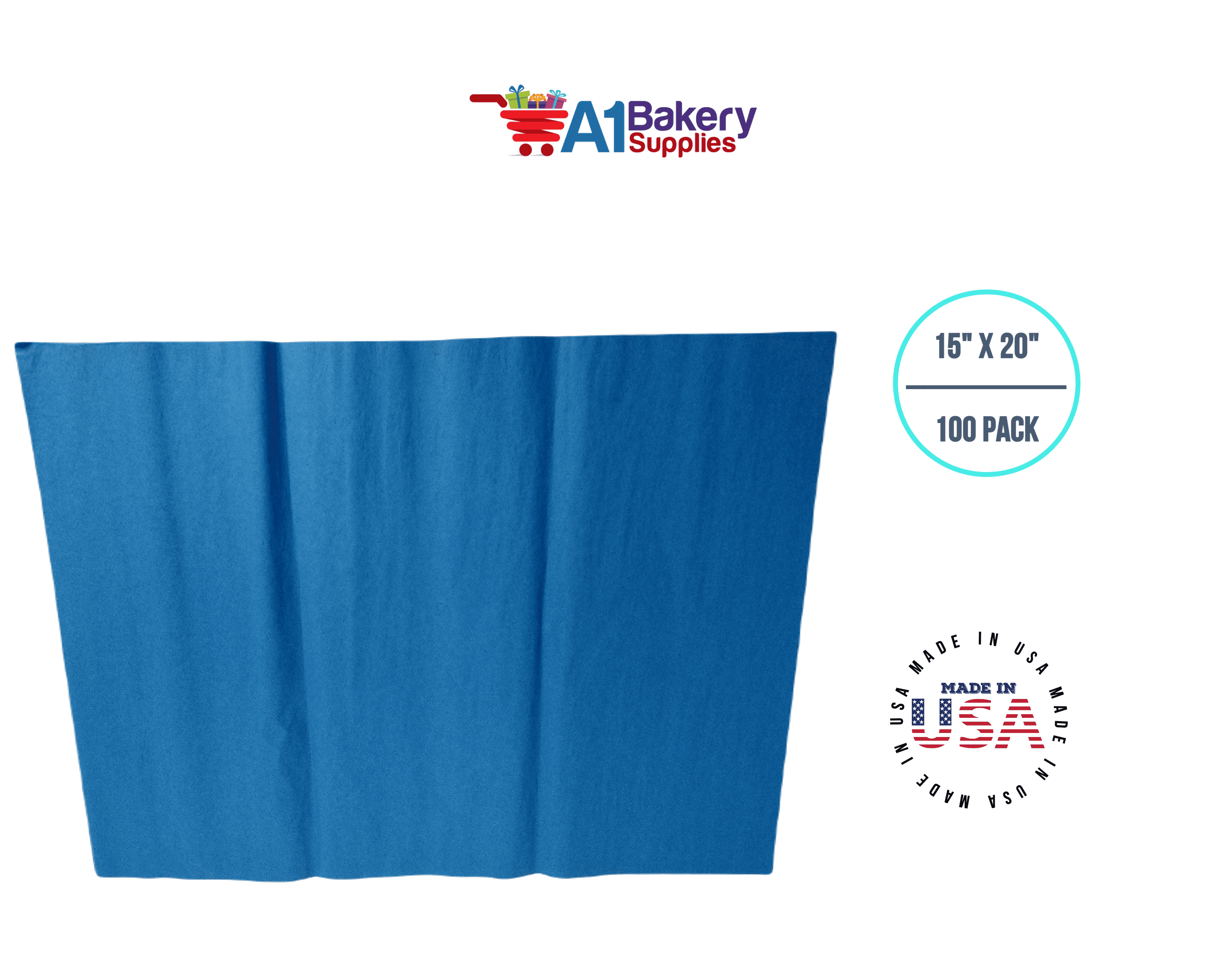 Acid Free Kraft Tissue Paper 100 Sheets 15 Inch x 20 Inch Ph Neutral  Premium Tissue Paper A1 bakery supplies Made in USA