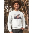 thumbnail image 2 of Strong Gym Man   Sweatshirt Men -Image by Shutterstock, Male 5X-Large, 2 of 4