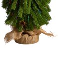 thumbnail image 6 of Nearly Natural 3' Artificial Christmas Tree with Pinecones and 50 Multicolored Lights, 6 of 10