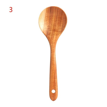 

Rice Home & Living Colander Dinnerware Soup Spoon Bamboo Utensils Cooking Scoop Wood Tableware 3