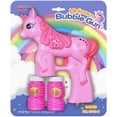 thumbnail image 5 of Haktoys Unicorn Bubble Shooter Gun | Battery Operated Bubble Blaster Toy with LED Flashing Lights for Toddlers and Kids | Parent-Friendly Noise-Free Design, Extra Refill Bottle (Batteries, 5 of 5