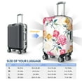 thumbnail image 6 of Haiem Colorful Flowers Luggage Cover Printed Suitcase Covers for Luggage Elastic Washable Suitcase Protector Fits 18-32 Inch Luggage-Medium, 6 of 9