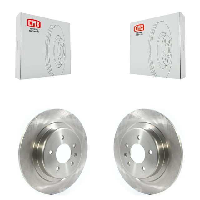 CMX Rear Disc Brake Rotors Pair for Car 2016-2018 Buick Envision with 315mm Diameter Rotor K8-101777