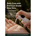 thumbnail image 4 of Organic Aloe Vera Gel 10.14oz/300ml, After Sun Care And Sunburn Relief with Pure Aloe Vera Gel Face&Hair, Sun Burn Moisturizer EWG Verified, 4 of 5