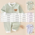 thumbnail image 4 of Curenmufel Newborn Boy Sleepers Infant Baby Boy Winter Clothes One Piece Long Sleeve Zipper Jumpsuit Newborn Boy Game Day Romper (Blue,0-3 Months), 4 of 9