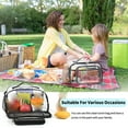 thumbnail image 6 of Dmlowu Lunch Bag 8x11" Durability Lunch Box for Women Portable Transparent Insulated Cooler Lunch Box for Home Office School Supplies, 6 of 8