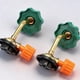 thumbnail image 3 of Adaptador de conector inflable | Adaptador de cartucho de gas tipo tarjeta directa para camping | Conector de tanque de GLP recargable, portátil y duradero, de aleación de cobre, para estufas,, 3 of 9