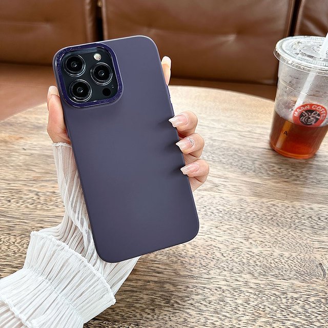 Solid Color Skin-Feel Mobile Phone Case For IPhone 14 13 12 11 Pro Max Skin-Friendly Phone Cover For IPhone 12 13 14 15 ProMax