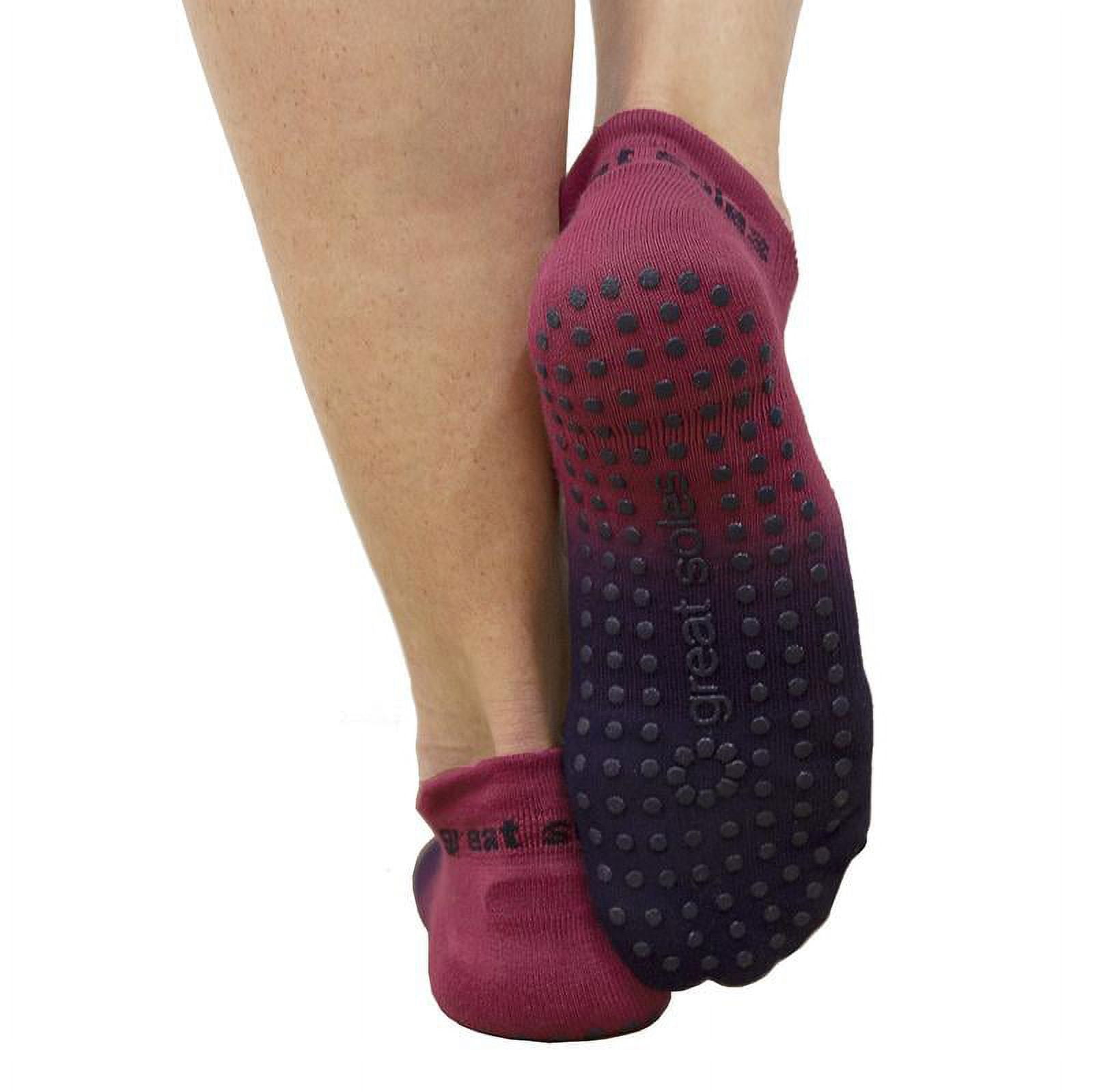 Keira Leopard Grip Sock - Tan/Black SM