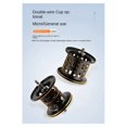 thumbnail image 4 of Carrete de Pesca con SeñUelo de Copa de Doble LíNea de Metal, Ultraligero, con Sonido de Arrastre, Carrete de Pesca con Copa de Doble LíNea, FundicióN B, 4 of 10