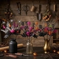 thumbnail image 4 of 20 Inch Spooky Halloween Decorations, Spooky Halloween Floral Pick with Skeleton Hand, and Pink Pumpkin, Indoor Halloween Table Decor for Halloween Party, 1 Pack, 4 of 7