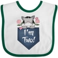 thumbnail image 3 of Inktastic I'm Two Years Old Kitty Cat 2nd Birthday Girls Baby Bib, 3 of 4