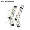 thumbnail image 5 of Daiia Sports Socks Cartoon Animals Printed Novelty Crew Socks for Men Women Knee High Socks Cotton Socks Soft & Breathable Support Unisex Socks, 5 of 9