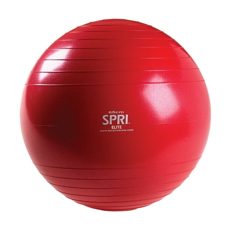 SPRI Elite Xercise Ball, 65cm, Red - Walmart.com